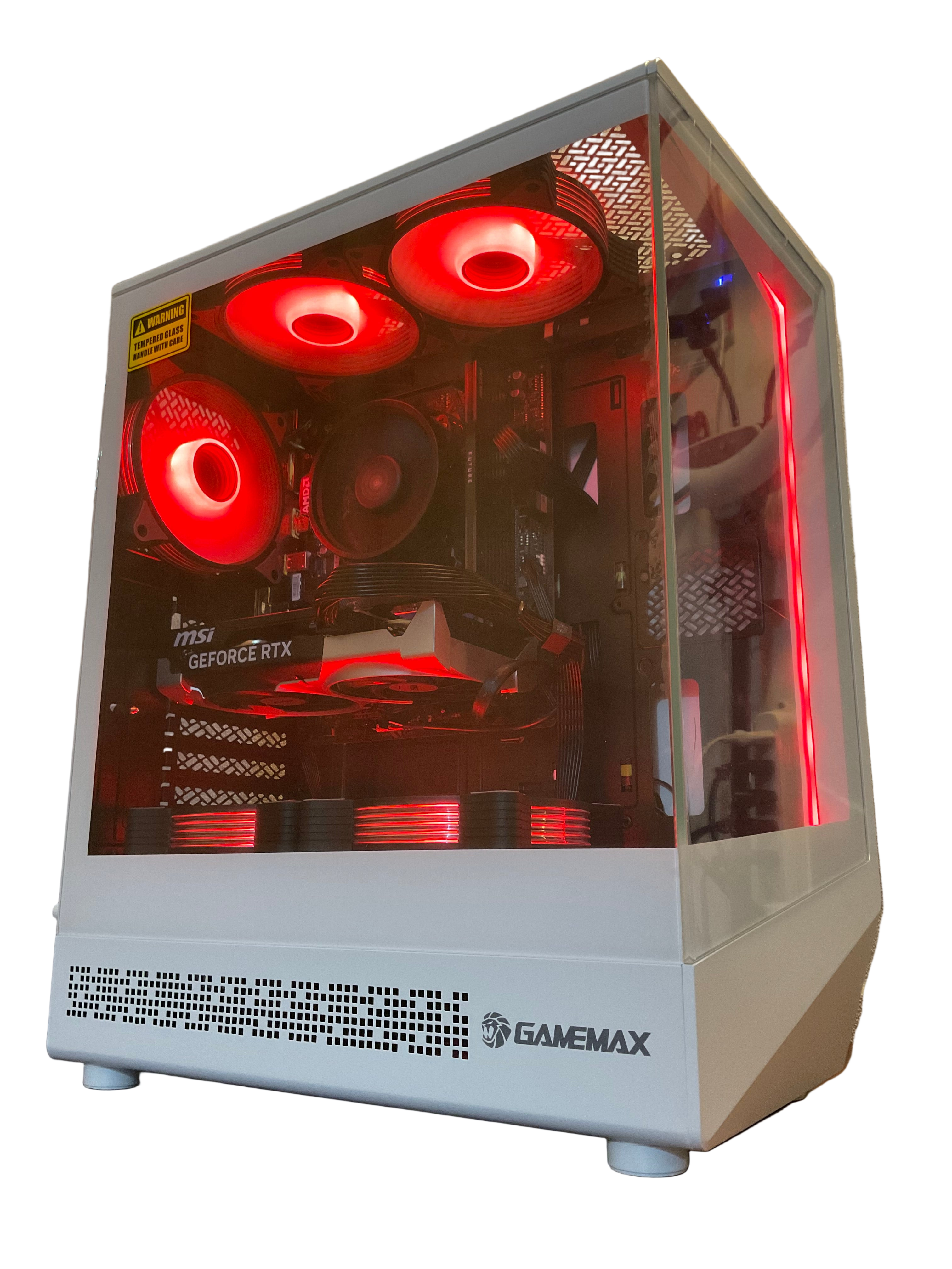 PC Gamer 🤍 White Ice 🤍 RTX 5050, Ryzen 7 5700X