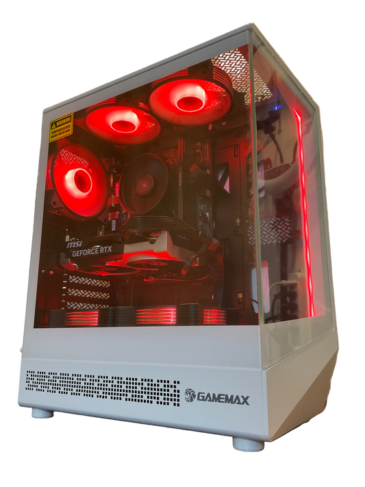 PC Gamer 🤍 White Ice 🤍 RTX 5050, Ryzen 7 5700X